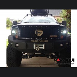 Ford F-150 Stealth Front Winch Bumper - Smittybilt XRC - Raw Steel WARN M12000